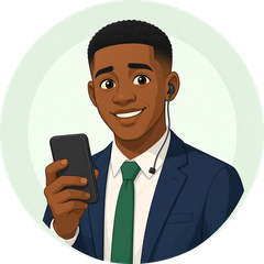 Cartoon portrait of Tunde